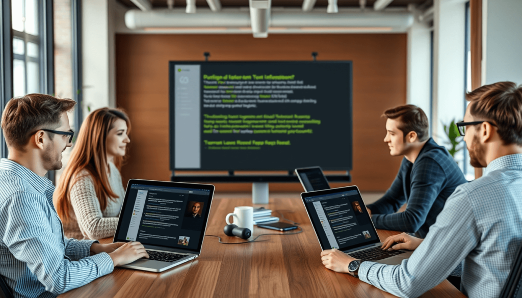 marketing team managing accounts using proxiyum proxy tools